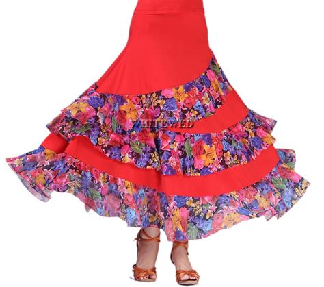 paso doble skirt|Women's Long Paso Doble Flamenco Ballroom Tango Wrap Skirt .